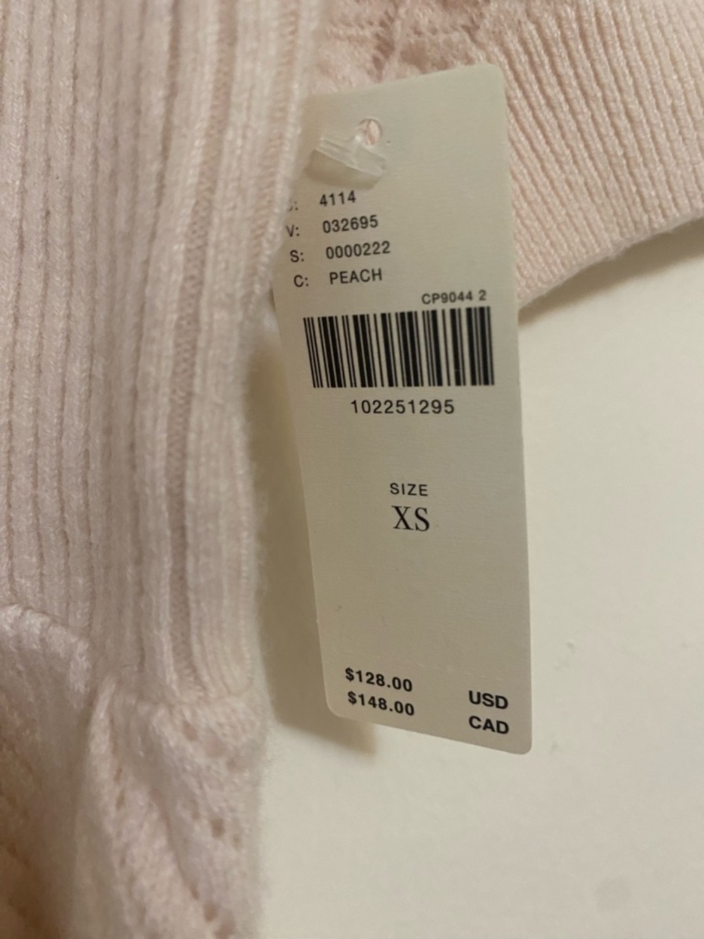 Anthropologie Mock Nexk Cashmere Blend Sweater Tee - Picture 7 of 7